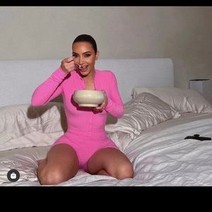 Skims bubblegum onesie